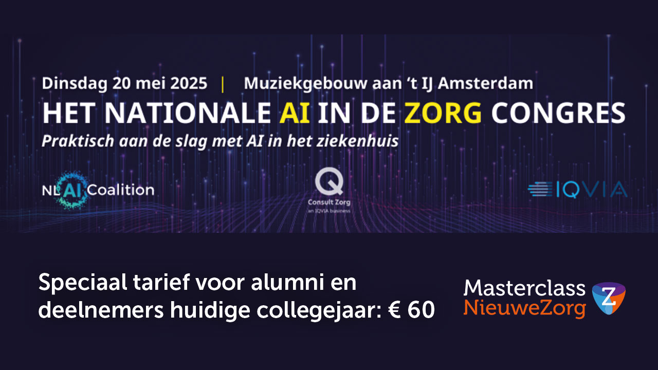 Het Nationale AI in de Zorg Congres - met alumni korting